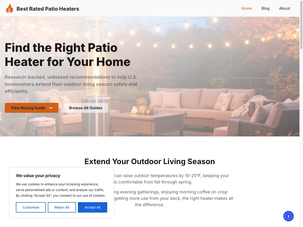 Best Rated Patio Heaters screenshot