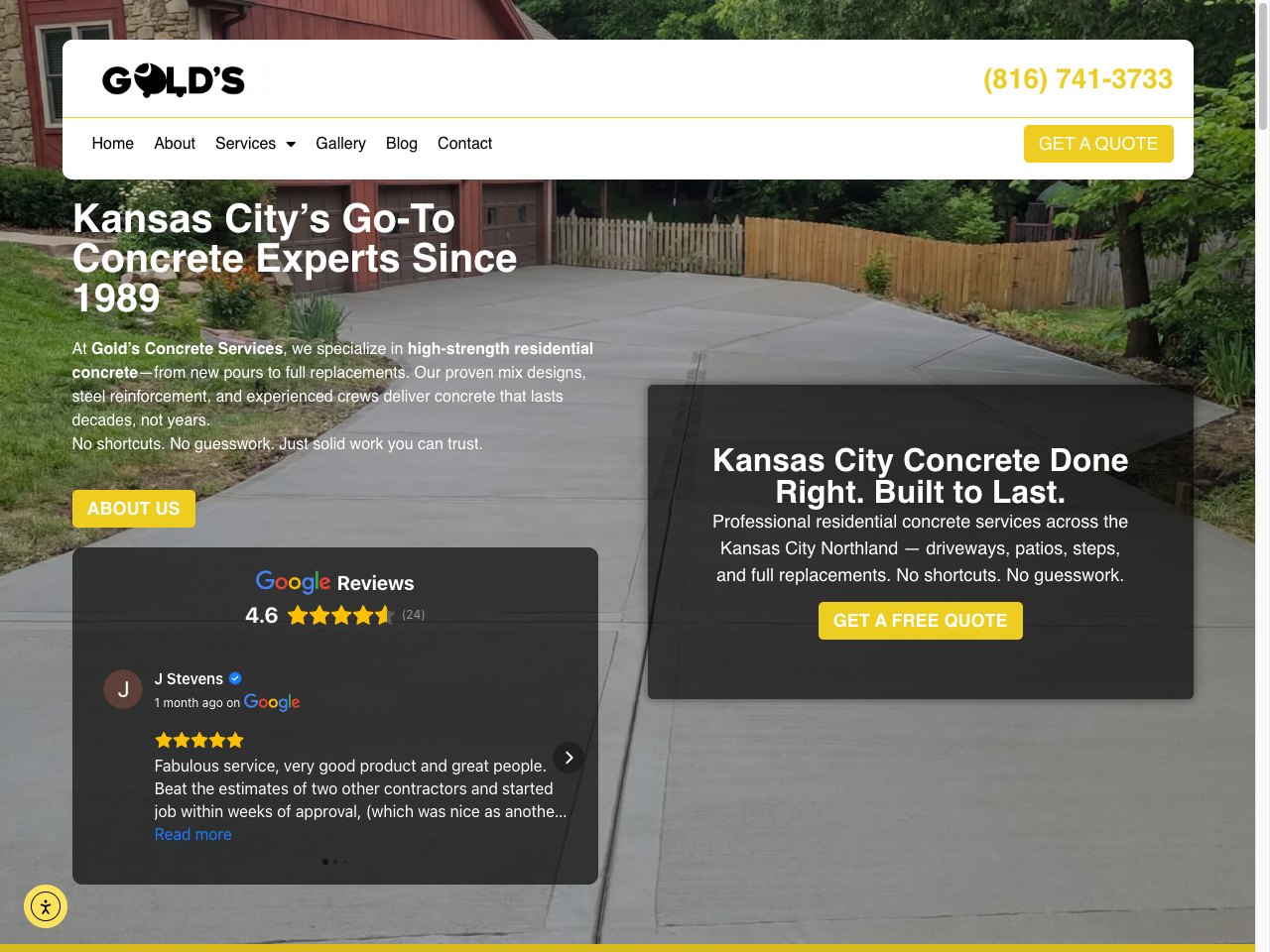 Gold&rsquo;s Concrete screenshot
