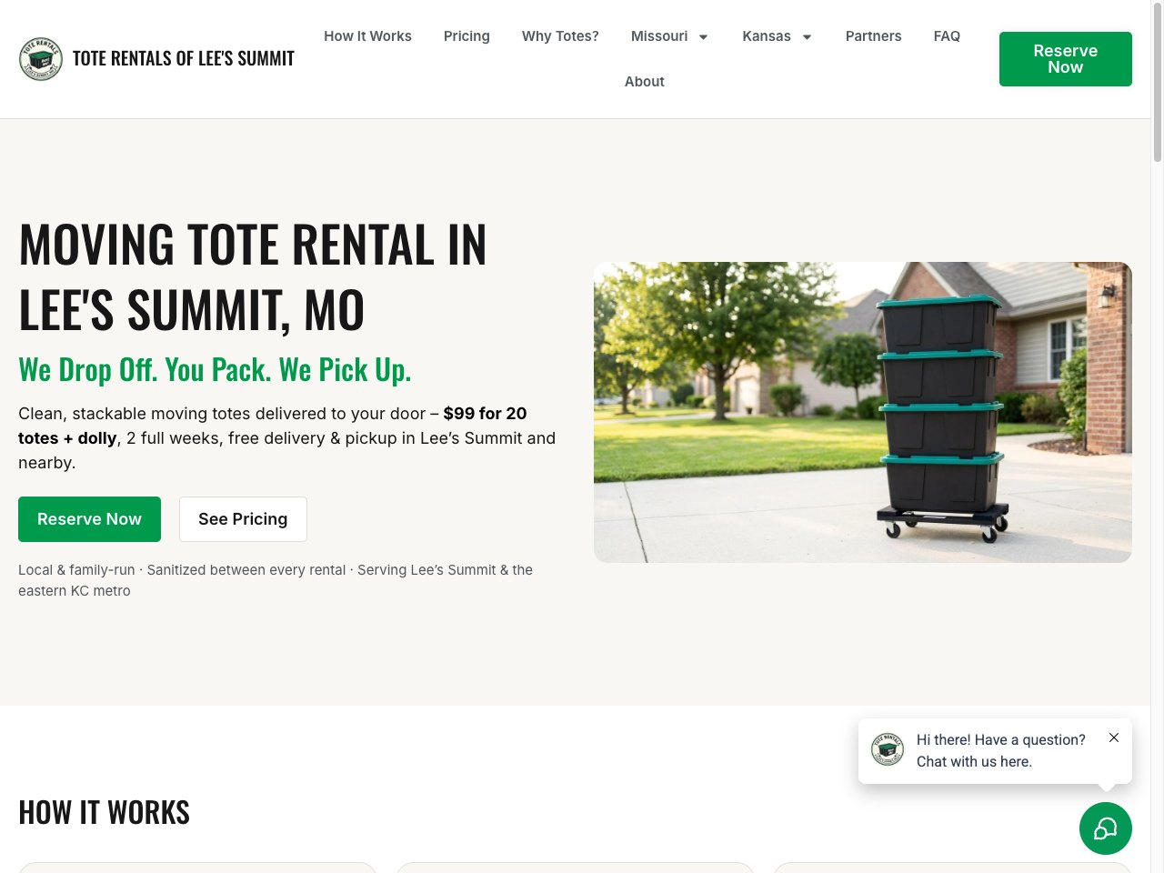 Tote Rentals of Lee&rsquo;s Summit screenshot