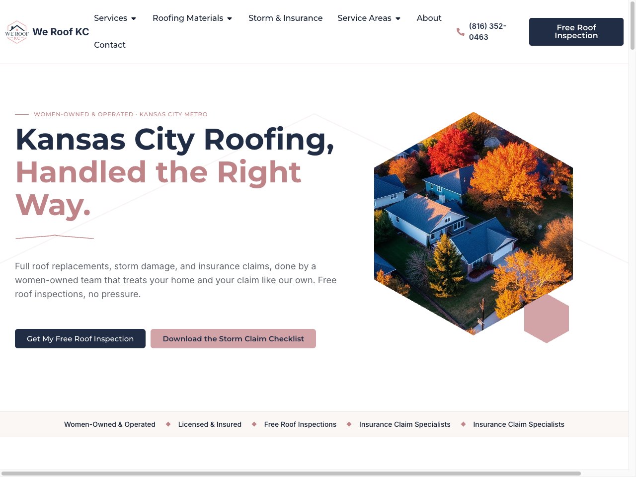 We Roof KC screenshot
